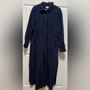 Universal Thread Dark Blue Long Sleeve Dress